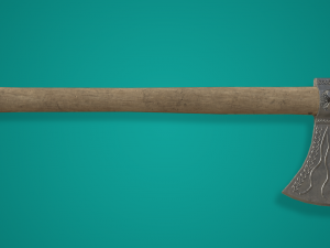 celtic axe 3D Model