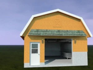 barn garage 3D Model