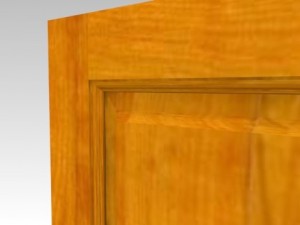cherry door Model 3D