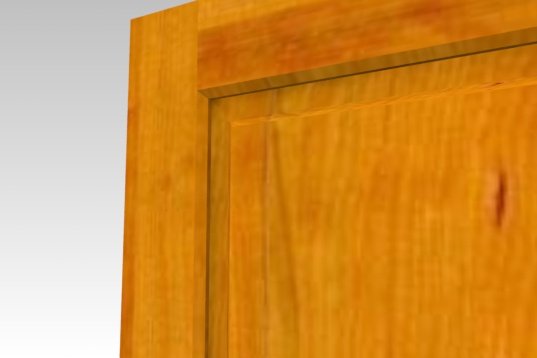 cherry wood door Modelo 3D .c4d .max .obj .3ds .fbx .stl .blend 