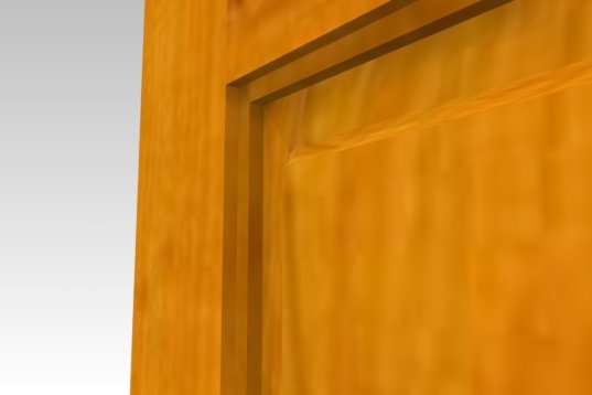 wood cherry door 3D Модель .c4d .max .obj .3ds .fbx .stl .blend