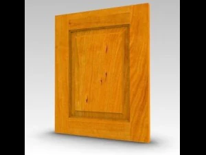 wood cherry door 3D Model