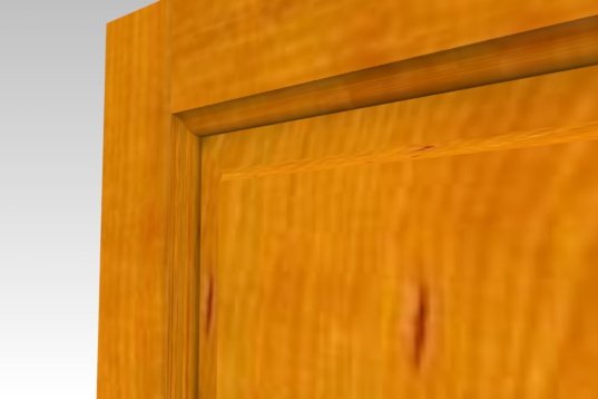 wood cherry door 3D Model .c4d .max .obj .3ds .fbx .stl .blend
