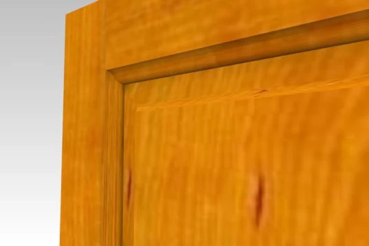 wood cherry door 3D Model .c4d .max .obj .3ds .fbx .stl .blend 