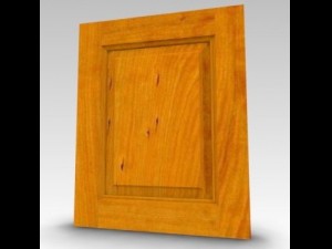 wood cherry door 3D Model