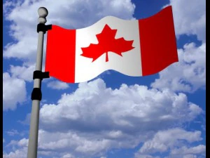 канадський прапор 3D Модель