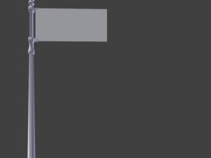canadian flag 3D Model
