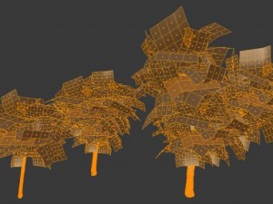 catalpa tree Model 3D