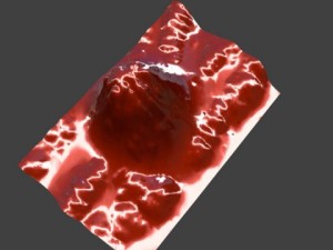 volcano model or heightmap 3D Model