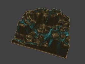 mountains model or heightmap 3D Модель