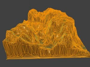mountains model or heightmap 3D Model