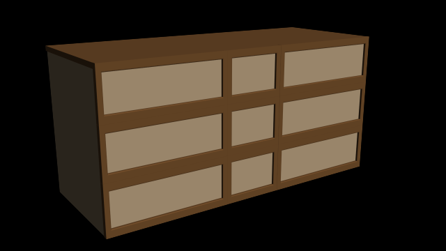 a curbstone under the tv 3D Model .c4d .max .obj .3ds .fbx .stl .blend 