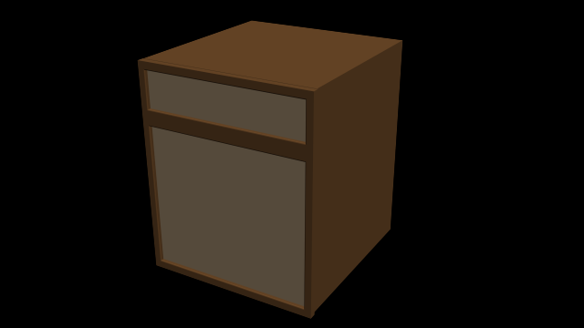 cupboard in the bedroom 3D मॉडल .c4d .max .obj .3ds .fbx .stl .blend 
