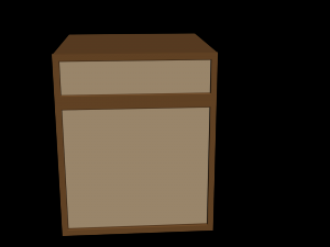 cupboard in the bedroom 3D मॉडल