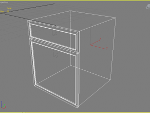 cupboard in the bedroom 3D मॉडल