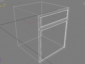 cupboard in the bedroom 3D मॉडल