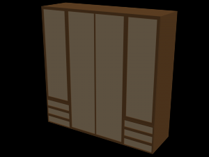 wardrobe Modelo 3D