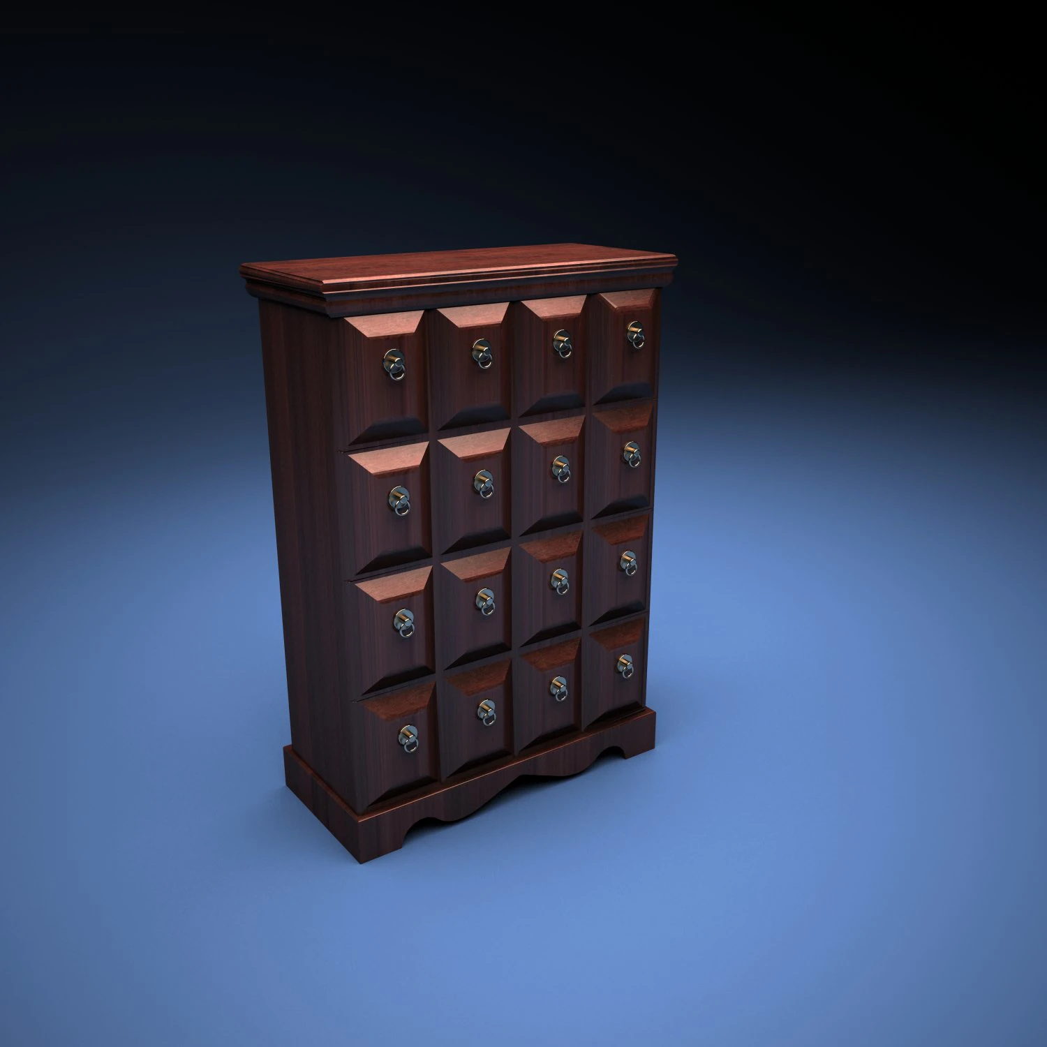 krawężnik szafki Model 3D .c4d .max .obj .3ds .fbx .stl .blend 