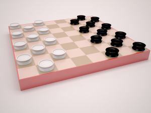 checkers 3D Model