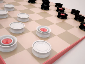checkers 3D Model