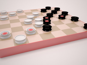 checkers 3D मॉडल