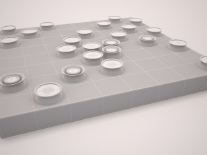 checkers 3D मॉडल