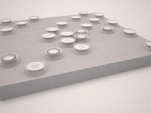 checkers 3D Model