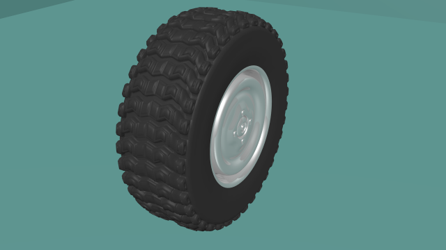 mud terrain tire Modello 3D .c4d .max .obj .3ds .fbx .stl .blend 