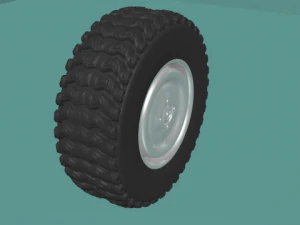 pneu pour terrain boueux Modèle 3D