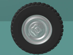 mud terrain tire 3D Model