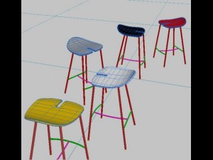 ant stool  lighting based photography studio Modello 3D