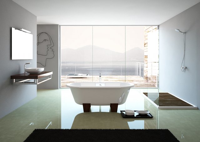 bathroom ambient 5 3D Model .c4d .max .obj .3ds .fbx .stl .blend 