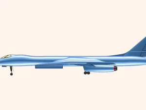 B-1B Strategic Aircraft Solid Assembly Model 3D Model