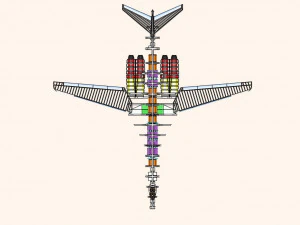 B-1B Strategic Aircraft Solid Assembly Model 3D Model