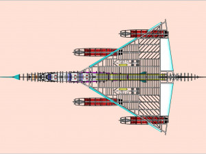 B-58 Strategic Aircraft Solid Assembly Model 3D Model