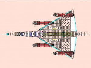 B-58 Strategic Aircraft Solid Assembly Model 3D Model