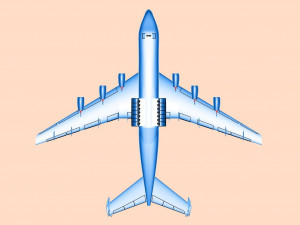 Antonov An-225 Cargo Aircraft Solid Assembly Model 3D Model