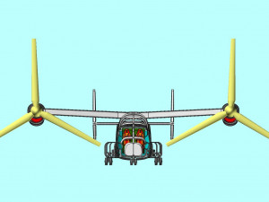 V-22 Osprey Solid Assembly Model 3Dモデル
