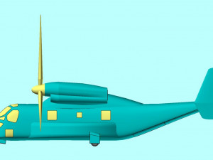 V-22 Osprey Solid Assembly Model 3Dモデル
