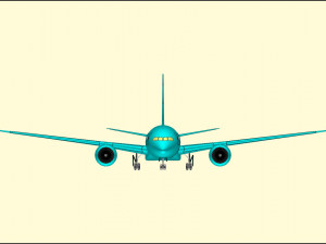 Boeing 787-800 Dreamliner Solid Assembly Model 3D मॉडल