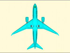 Boeing 787-800 Dreamliner Solid Assembly Model 3D मॉडल