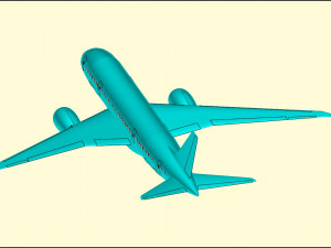 Boeing 787-800 Dreamliner Solid Assembly Model 3D मॉडल
