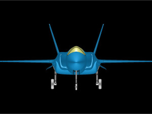 The USAF F-35A Solid Assembly Model Modelo 3D