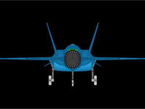 The USAF F-35A Solid Assembly Model 3D Model