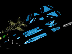The USAF F-35A Solid Assembly Model Modelo 3D