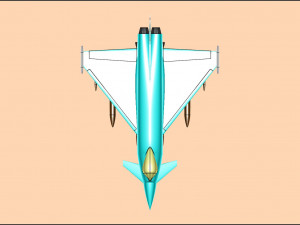 Euro Fighter Typhoon Solid Assembly Model Model 3D