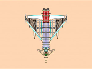 Euro Fighter Typhoon Solid Assembly Model Model 3D