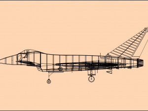 Euro Fighter Typhoon Solid Assembly Model Model 3D