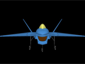 Boeing X-32 Aircraft Solid Assembly Model 3D Модель