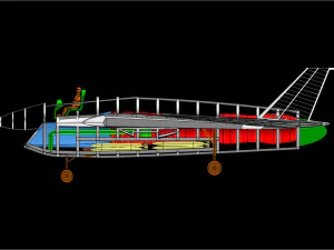 Модель самолета Boeing X-32 в сборе 3D Модель
